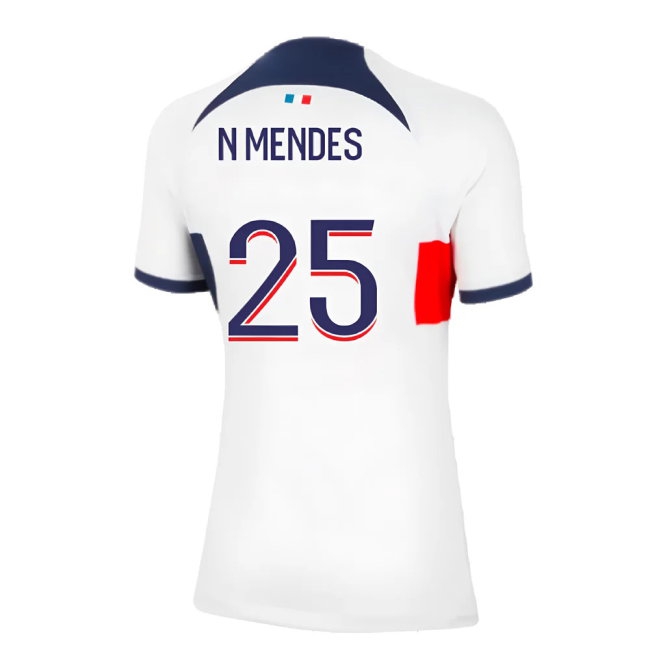 2023-2024 PSG Away Shirt (Womens) (N Mendes 25) — Buy Now