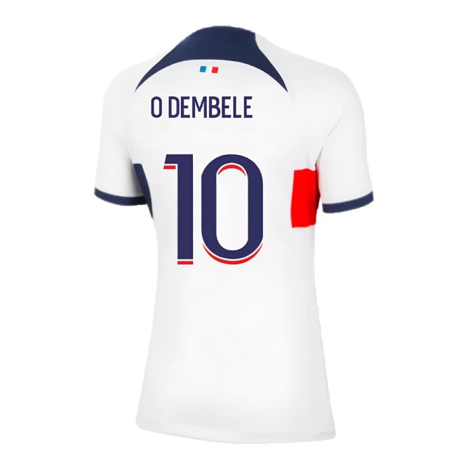2023-2024 PSG Away Shirt (Womens) (O Dembele 10) — Shop Now