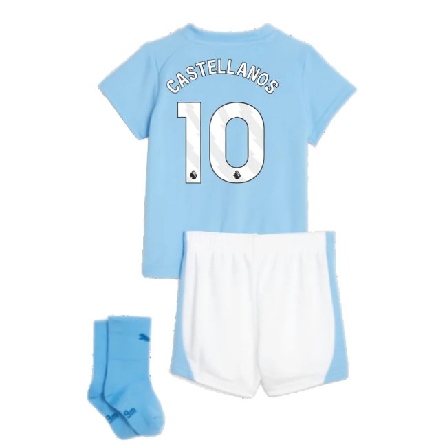2023-2024 Man City Home Baby Kit (Castellanos 10) — Buy Now