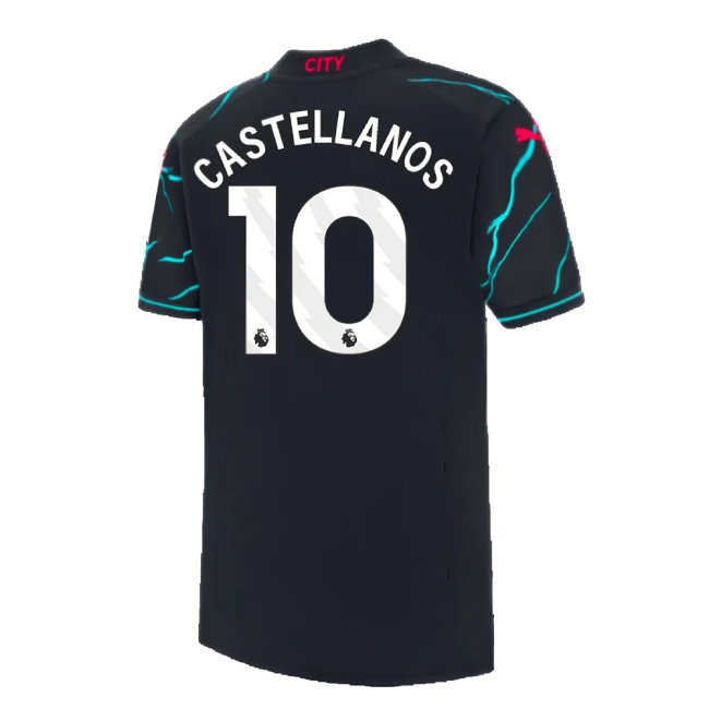 2023-2024 Man City Third Mini Kit (Castellanos 10) — Shop Now