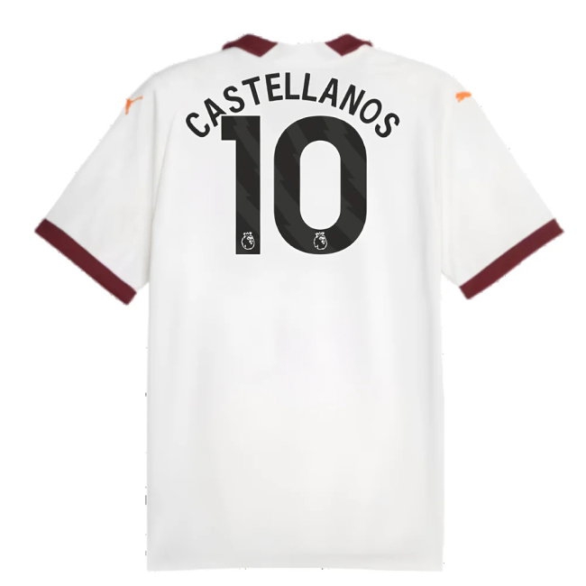 2023-2024 Man City Away Shirt (Castellanos 10) — Shop Now