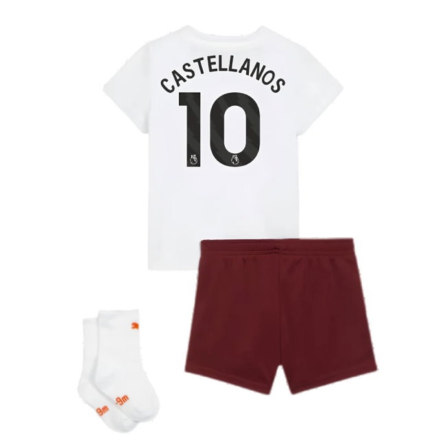 2023-2024 Man City Away Baby Kit (Castellanos 10) — Buy Online