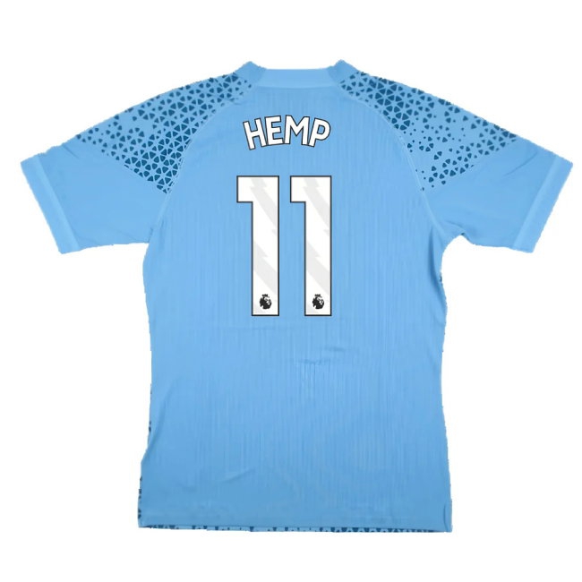 2023-2024 Man City Training Jersey Pro (Light Blue) (Hemp 11) — Buy Now