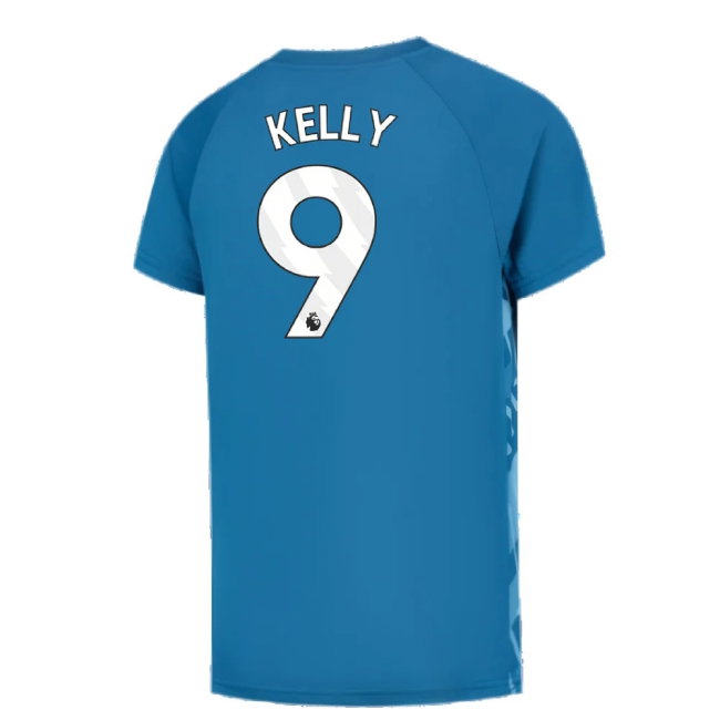 2023-2024 Man City Pre-Match Jersey (Lake Blue) - Kids (Kelly 9) — Shop Now