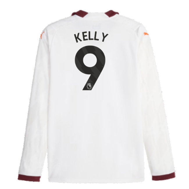2023-2024 Man City Long Sleeve Away Shirt (Kelly 9) — Buy Online