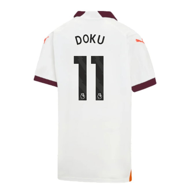2023-2024 Man City Away Shirt (Kids) (Doku 11) — Buy Now