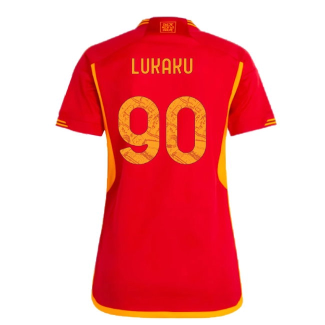 2023-2024 Roma Home Shirt (Ladies) (LUKAKU 90) — Buy Online