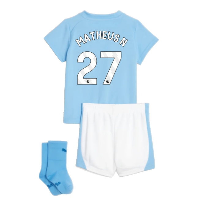 2023-2024 Man City Home Baby Kit (Matheus N 27) — Buy Now