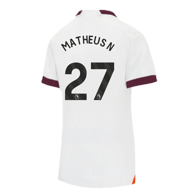 2023-2024 Man City Away Shirt (Ladies) (Matheus N 27) — Buy Online