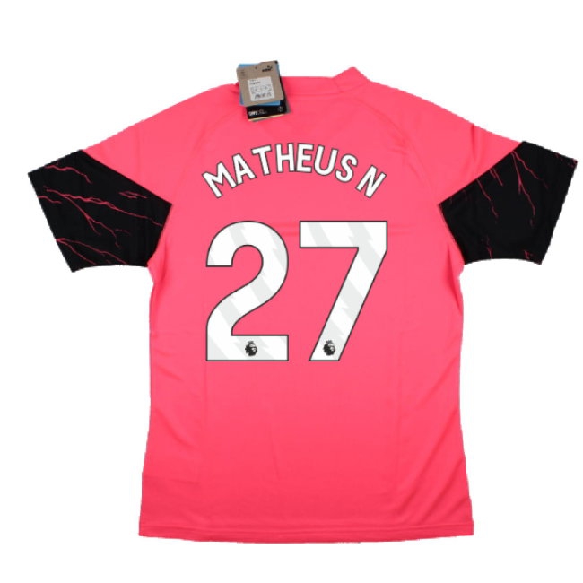 2023-2024 Man City Training Jersey (Sunset Glow) (Matheus N 27) — Shop Online