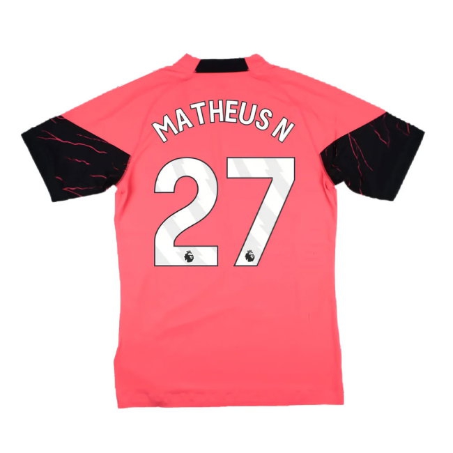 2023-2024 Man City Training Jersey Pro (Sunset Glow) (Matheus N 27) — Buy Now