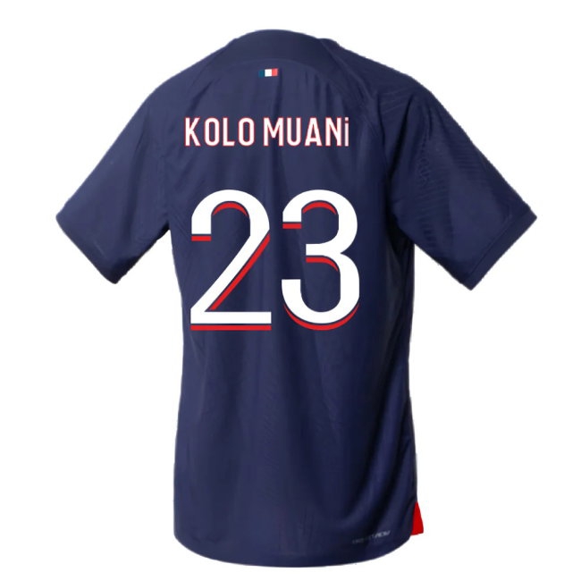 2023-2024 PSG Home Match Player Version Shirt (Kolo Muani 23) — Shop Online