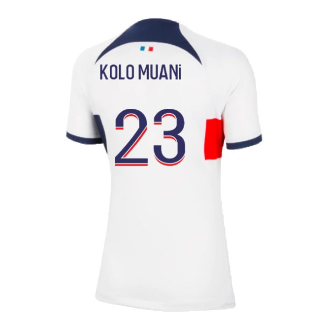2023-2024 PSG Away Shirt (Womens) (Kolo Muani 23) — Buy Now