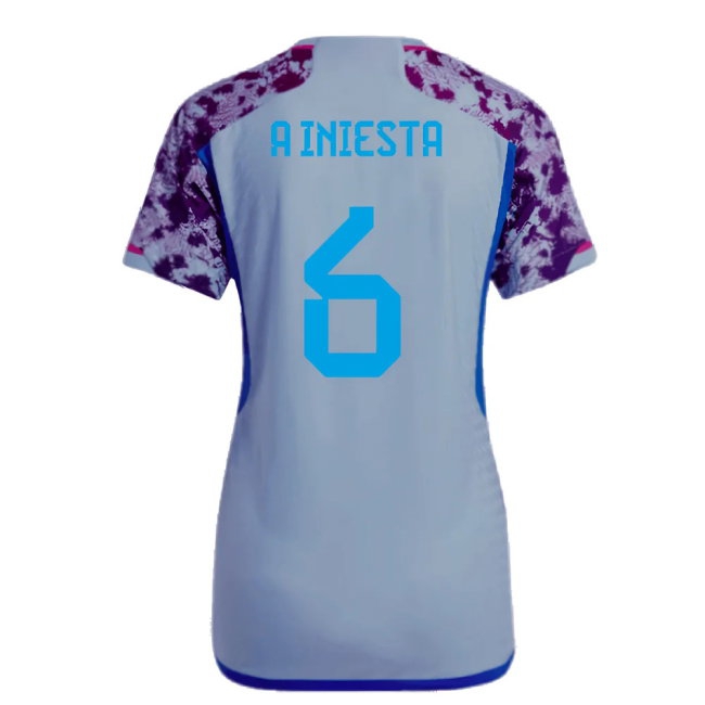 2023-2024 Spain Player Version Away Jersey - Ladies (A Iniesta 6) — Shop Online