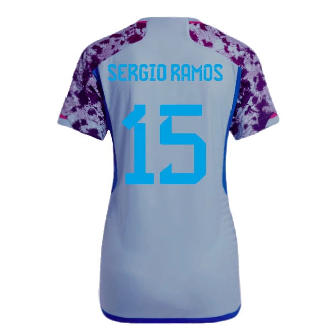 2023-2024 Spain Player Version Away Jersey - Ladies (Sergio Ramos 15) — Buy Now