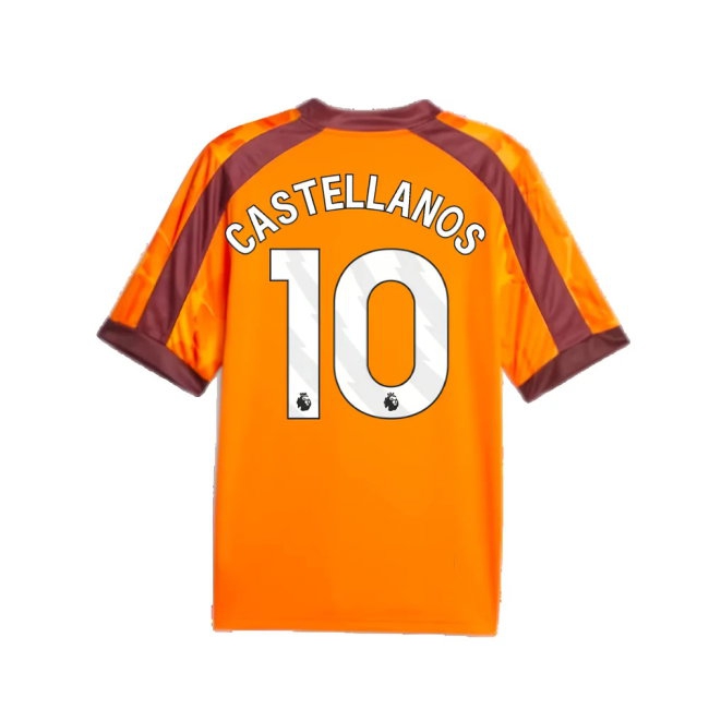 2023-2024 Manchester City eSports Jersey (Orange) (Castellanos 10) — Shop Now