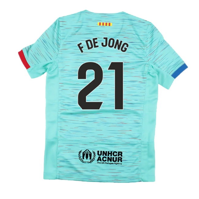 2023-2024 Barcelona Third Shirt (Kids) (F De Jong 21) — Buy Now
