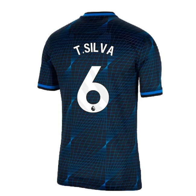 2023-2024 Chelsea Away Football Shirt (T.SILVA 6) — Shop Online