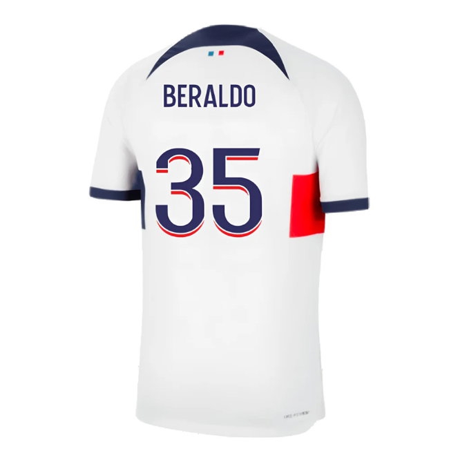 2023-2024 PSG Away Shirt (Beraldo 35) — Shop Online