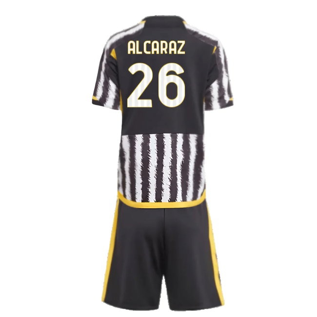 2023-2024 Juventus Home Mini Kit (Alcaraz 26) — Buy Now
