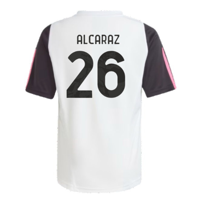 2023-2024 Juventus Training Shirt (White) - Kids (Alcaraz 26) — Buy Now