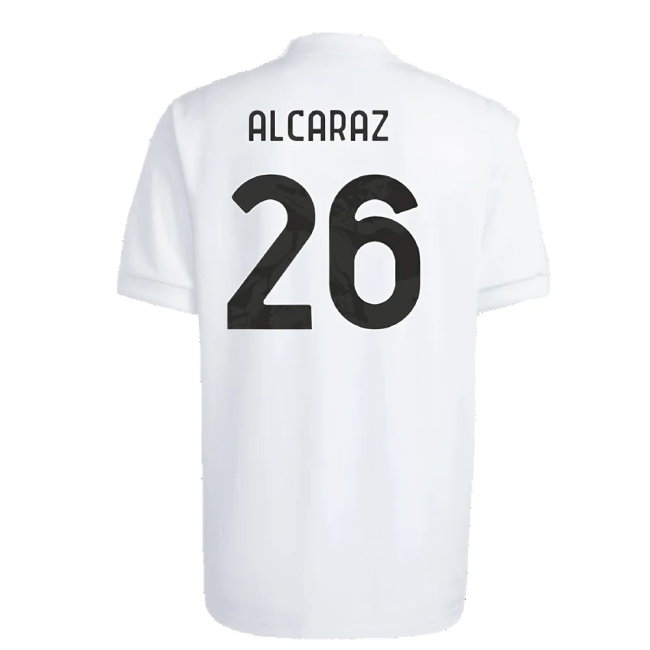 2023-2024 Juventus Icon Jersey (White) (Alcaraz 26) — Buy Online