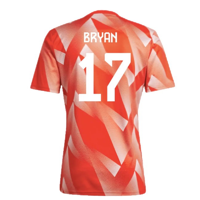 2023-2024 Bayern Munich Pre-Match Shirt (Red) (Bryan 17) — Buy Now