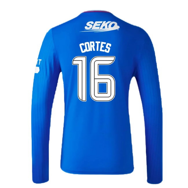 2023-2024 Rangers Long Sleeve Home Shirt (Cortes 16) — Shop Now