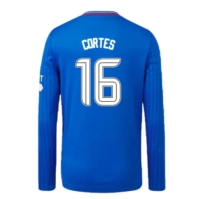 2023-2024 Rangers Long Sleeve Home Shirt (Kids) (Cortes 16) — Shop Online