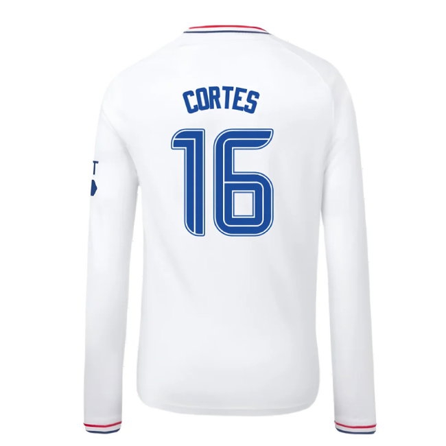 2023-2024 Rangers Away Long Sleeve Shirt (Kids) (Cortes 16) — Buy Online