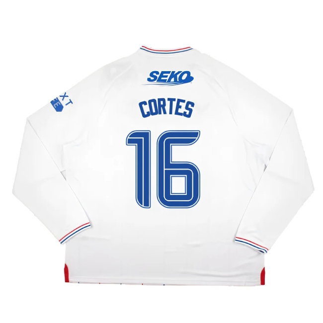2023-2024 Rangers Long Sleeve Away Shirt (Cortes 16) — Shop Now