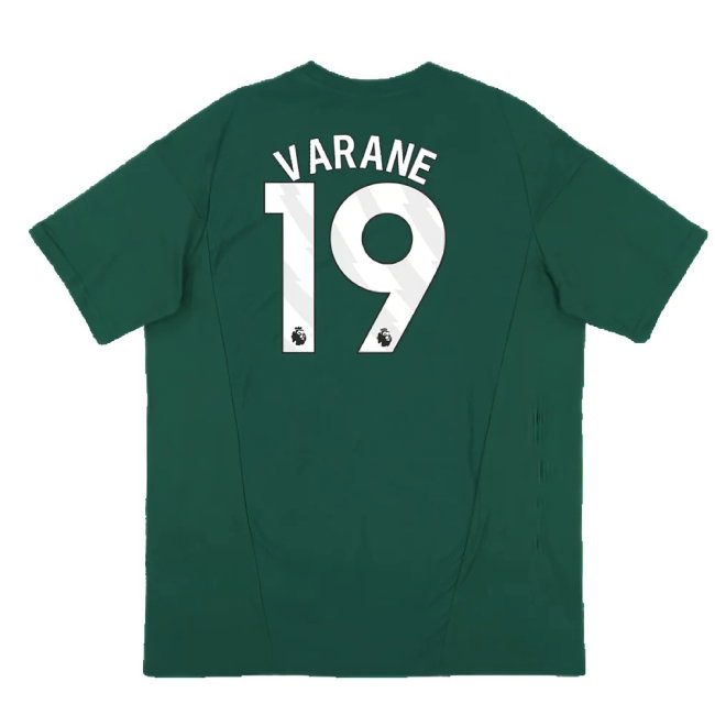 2023-2024 Man Utd Training Tee (Green) (Varane 19) — Shop Now