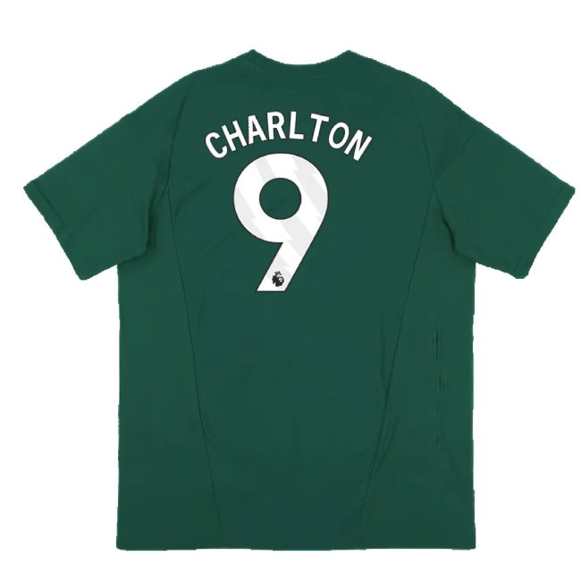 2023-2024 Man Utd Training Tee (Green) (Charlton 9) — Shop Online
