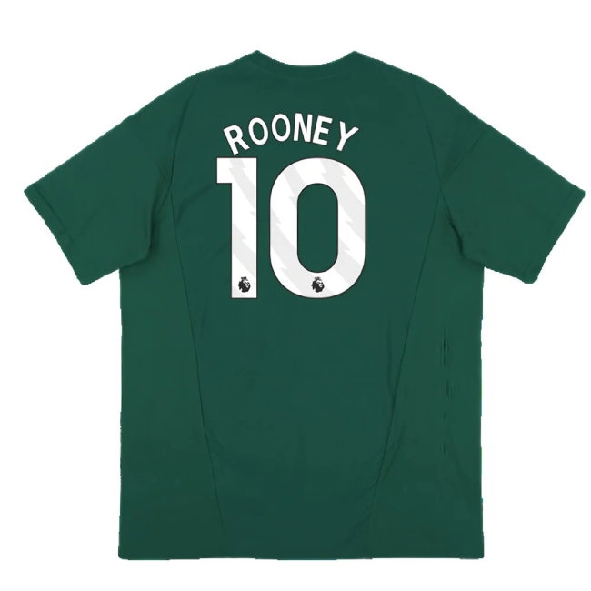 2023-2024 Man Utd Training Tee (Green) (Rooney 10) — Shop Now