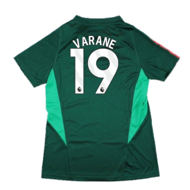 2023-2024 Man Utd Training Shirt (Green) - Ladies (Varane 19) — Buy Now