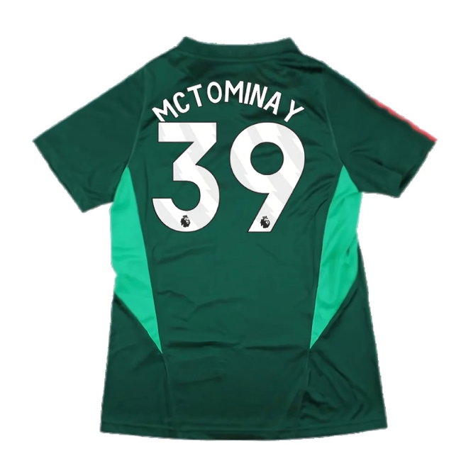 2023-2024 Man Utd Training Shirt (Green) - Ladies (McTominay 39) — Buy Online