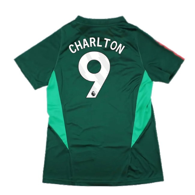 2023-2024 Man Utd Training Shirt (Green) - Ladies (Charlton 9) — Shop Now