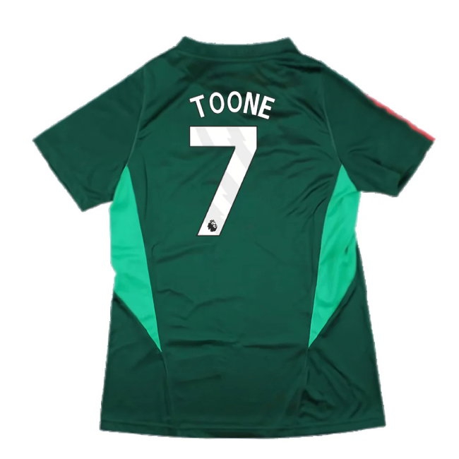 2023-2024 Man Utd Training Shirt (Green) - Ladies (Toone 7) — Shop Now