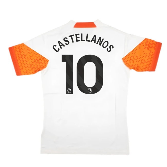 2023-2024 Man City Training Jersey Pro (Marble) (Castellanos 10) — Buy Online