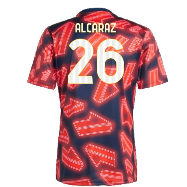 2023-2024 Juventus Pre Match Shirt (Night Indigo) (Alcaraz 26) — Buy Online