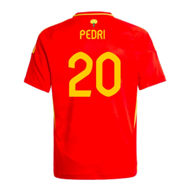 2024-2025 Spain Home Shirt (Kids) (Pedri 20) — Buy Now