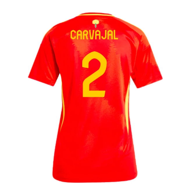 2024-2025 Spain Home Shirt (Ladies) (Carvajal 2) — Shop Now