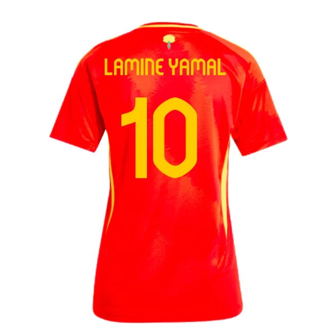 2024-2025 Spain Home Shirt (Ladies) (Lamine Yamal 10) — Shop Online
