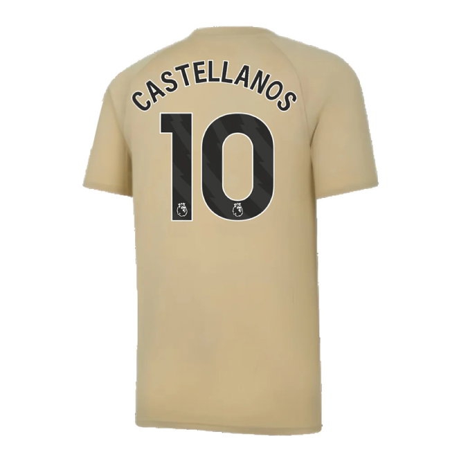 2023-2024 Man City Prematch SS Jersey (Granola) (Castellanos 10) — Shop Online
