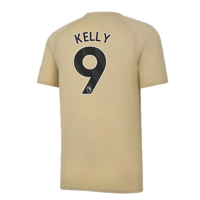 2023-2024 Man City Prematch SS Jersey (Granola) (Kelly 9) — Buy Online