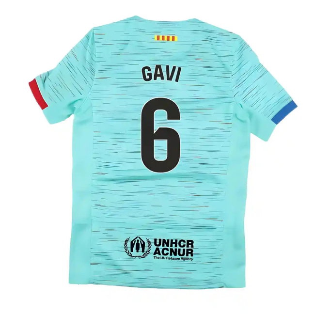 2023-2024 Barcelona Third Shirt (Kids) (Gavi 6) — Buy Online