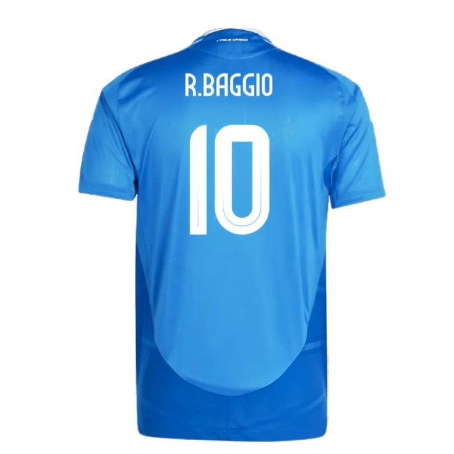 2024-2025 Italy Player Version Home Shirt (R.BAGGIO 10) — Shop Online