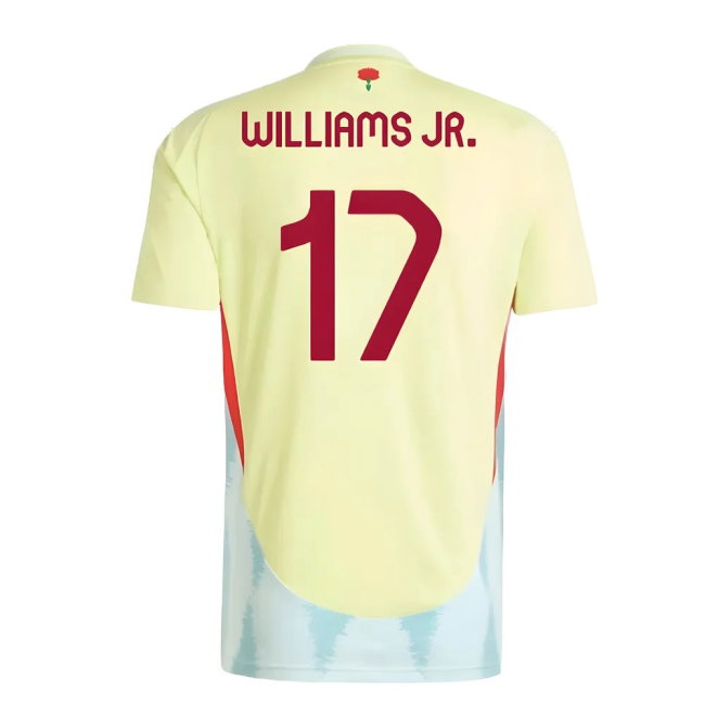 2024-2025 Spain Away Shirt (Williams JR. 17) — Shop Now