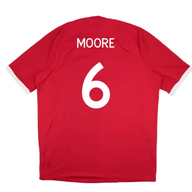 2010-2011 England Away Shirt (Moore 6) — Shop Now