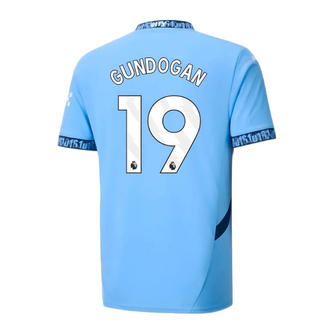 2024-2025 Man City Home Shirt (Gundogan 19) — Shop Now